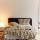 Camel Faux Fur Blanket