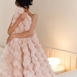 Pink Faux Fur Blanket