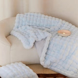 Baby Blue Faux Fur Blanket