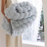 Baby Blue Faux Fur Blanket
