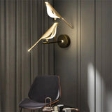 Golden Bird Wall Sconce