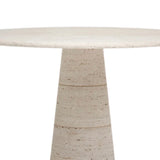 Mid-Century Travertine Dining Table