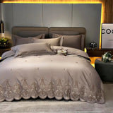 "Dimmed" Boho Duvet Cover Set (Egyptian Cotton)