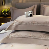 "Dimmed" Boho Duvet Cover Set (Egyptian Cotton)