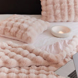 Pink Faux Fur Blanket