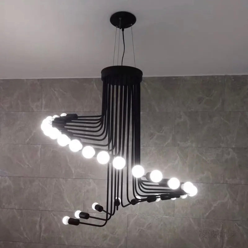 Modern Spiral Chandelier