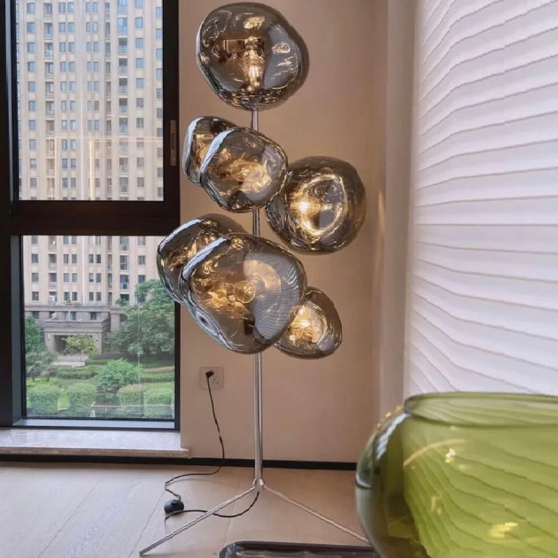 Lava Stone Floor Lamp