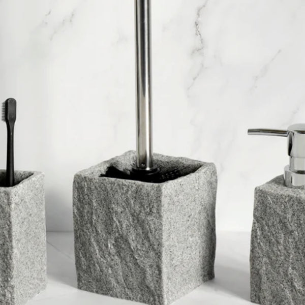 Granite Toilet Brush & Holder